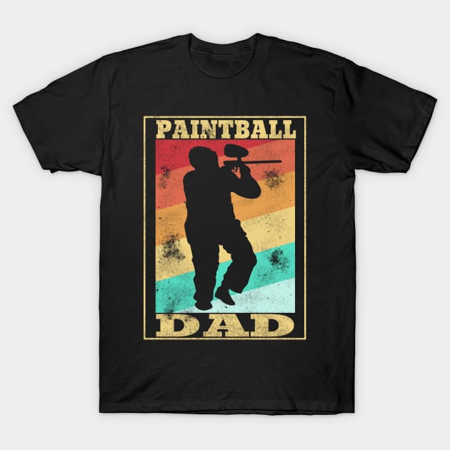 Paintball DAD Airsoft Softgun Airgun Mask Gift T-Shirt by DHdesignerPublic